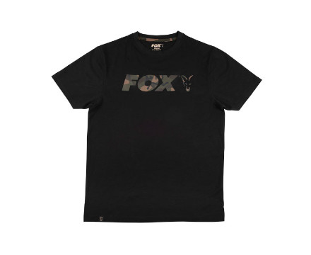 T-shirt Fox Noir / Camo Raglan