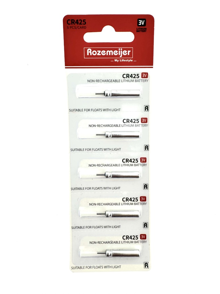 Piles pour flotteur lumineux Rozemeijer CR425 Lithium Battery Pack (5pcs) (non-rechargeable)