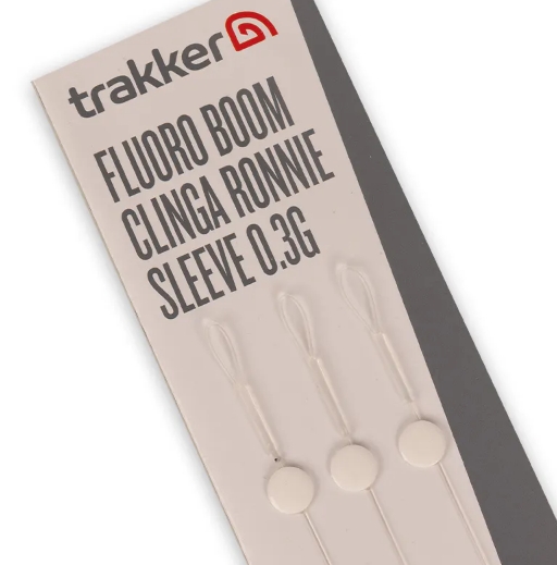 Trakker Fluoro Boom 0.3g Clinga Ronnie Sleeve 13.6kg (19cm) (3 Pcs)