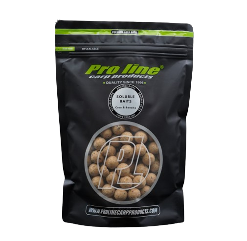 Bouillettes Pro Line Soluble Baits Coco & Banana 20mm (5kg)