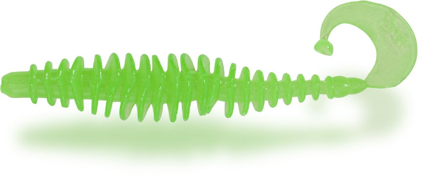 Magic Trout T-worm Twister 5,5cm - Neon Green