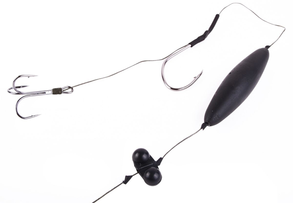 Montage Ultimate Catfish Rig Double Hook and Rattle