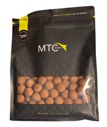 Bouillettes MTC Baits Boilies Strawberry Big Fish (1kg)