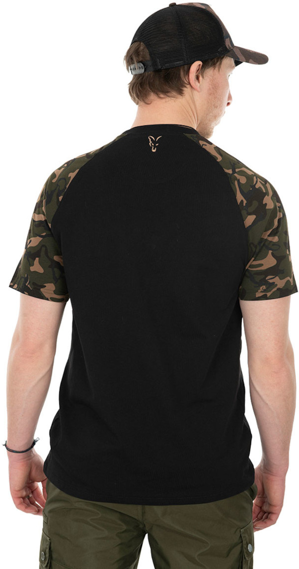 Fox Black/Camouflage Raglan T-Shirt