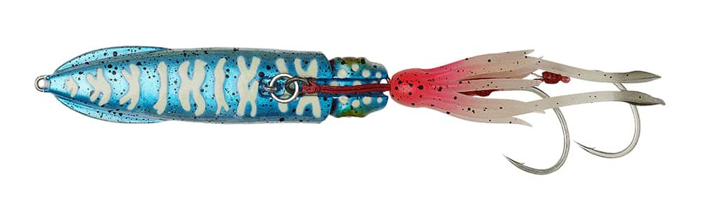 Leurre Savage Gear Swim Squid Inchiku Sea 9.7cm (150g) - Blue Pink Glow
