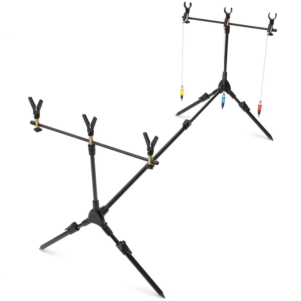 Ensemble Complet Angling Pursuits Rod Pod + Set Détecteurs 2+1