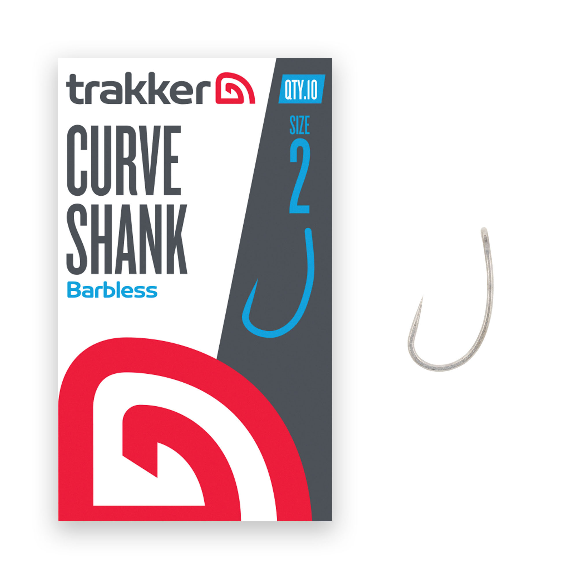 Hameçons Trakker Curve Shank Hooks Barbless (10pcs)