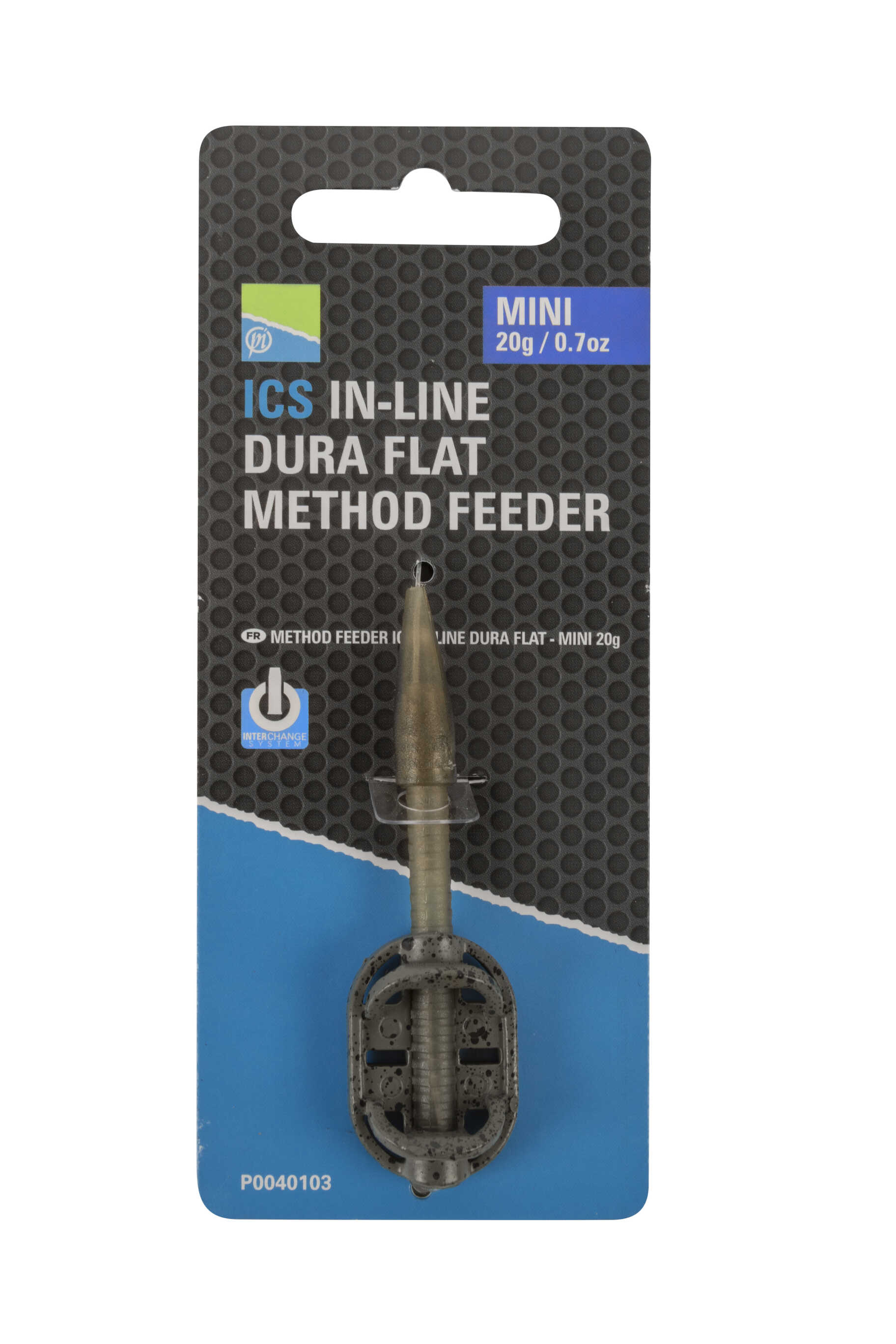 Preston ICS Inline Dura Flat Method Feeder Mini
