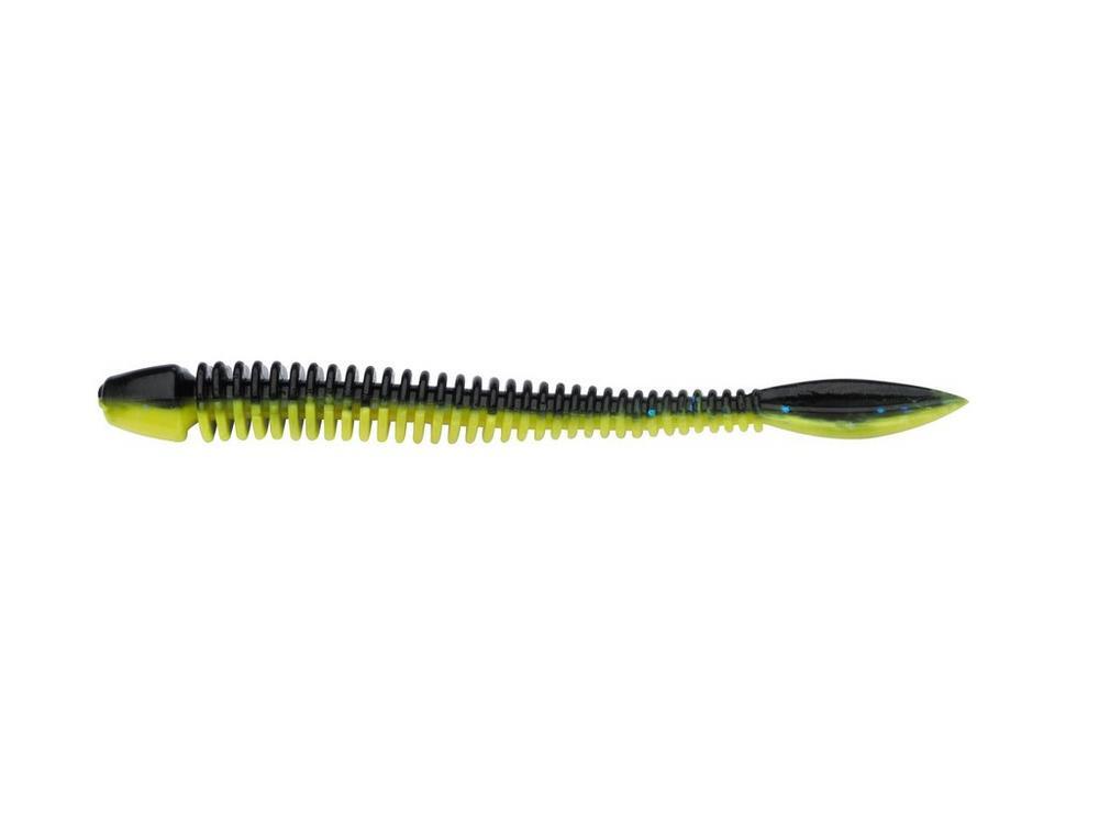 Leurre Berkley Powerbait Power Flail 50 mm pour truite (12 pièces) - Black/Snsne Yellow