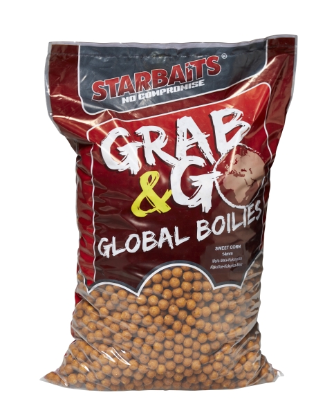Bouillettes Starbaits G&G Global Sweetcorn (10kg) - 14mm