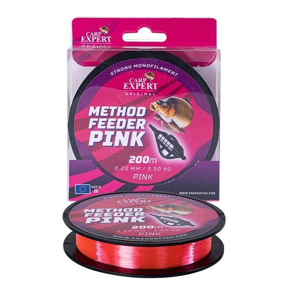 Energo Method Feeder Monofilament Pink 200m - Energo Monofilament Pink