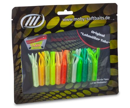 Iron Claw Moby Tube 9cm Softbait Wildmix (8 pcs)