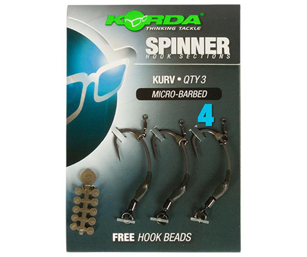 Korda Spinner Hook Sections Kurv, 3 Stück!