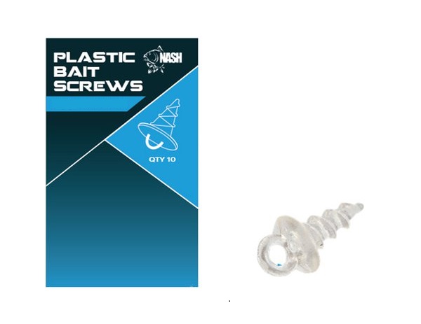 Nash Plastic Bait Screw 13mm (10 pcs)