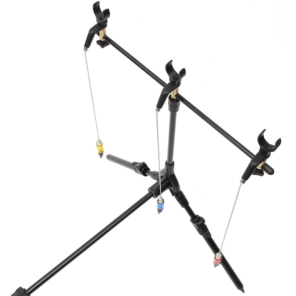 Ensemble Complet Angling Pursuits Rod Pod + Set Détecteurs 2+1