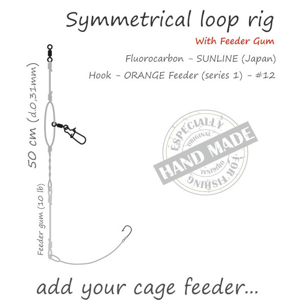 Life-Orange Feeder Rig Symmetrical Loop Avec Elastique