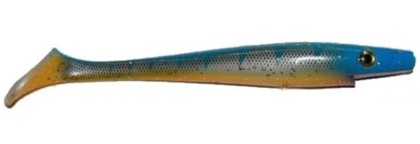 Leurre souple Strike Pro Pig Shad Jr 20cm 50g - Blue Tiger