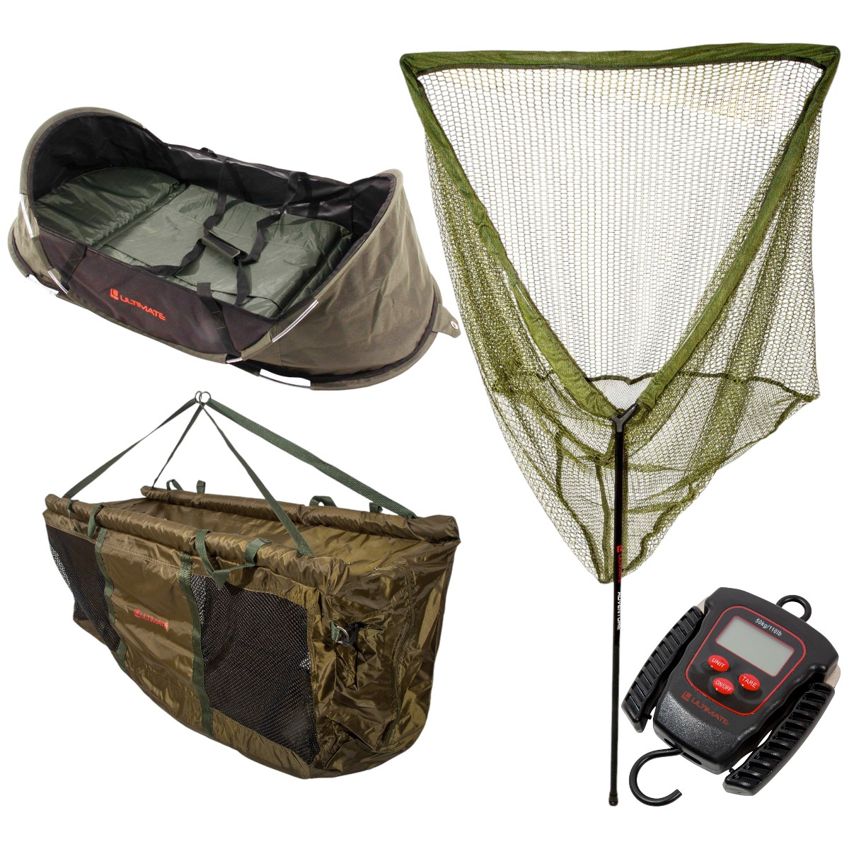 Set de pesée et d'épuisage de carpe Ultimate High End Carp Landing & Weigh Set