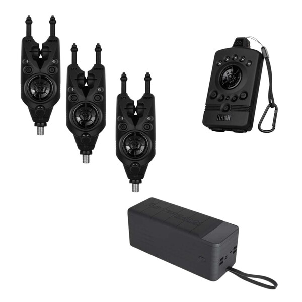 Ensemble détecteurs Nash Siren R4 Alarm (3+1) + Pack Powerbanx 80K