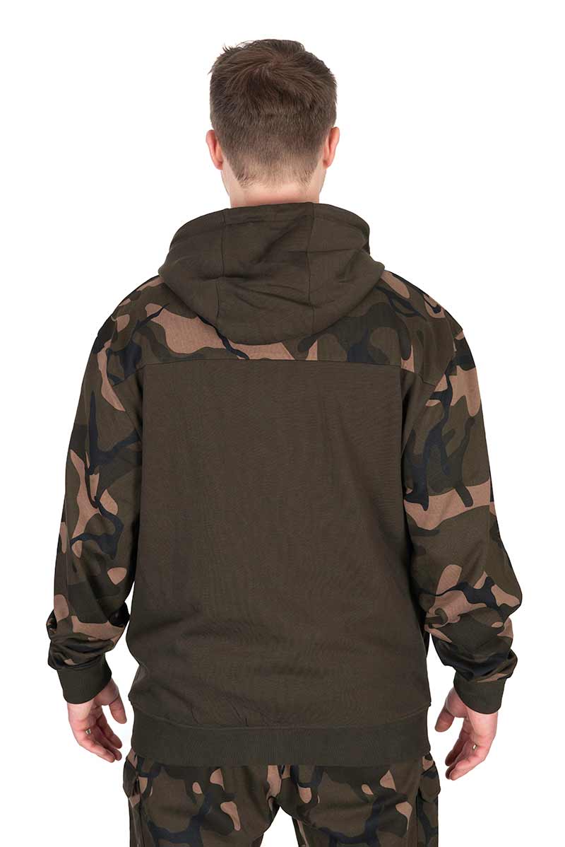 Veste Fox LW Khaki/Camo Split Zip Hoody