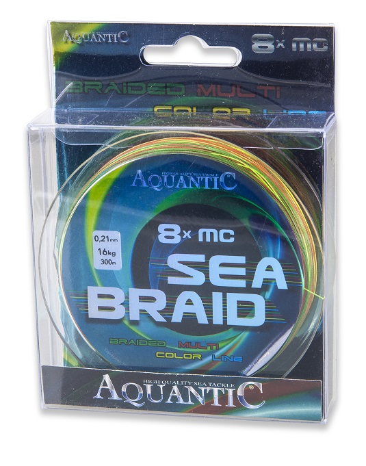 Aquantic 8x MC Tresse marine 300m multicolore