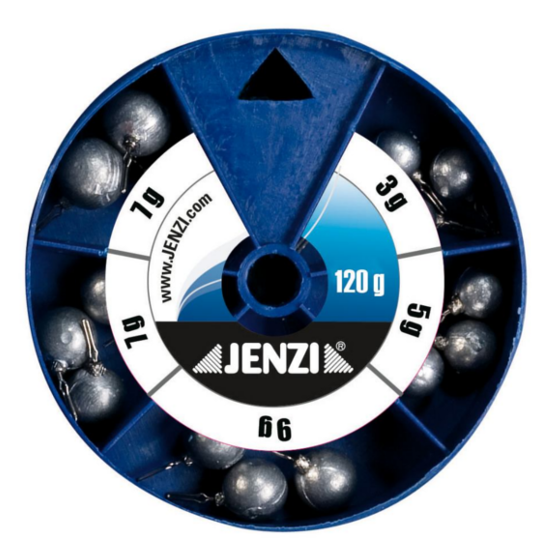Jenzi Drop Shot / Texas / Carolina Rig Assortiment Plomb - Jenzi Drop Shot Assortiment Plomb E