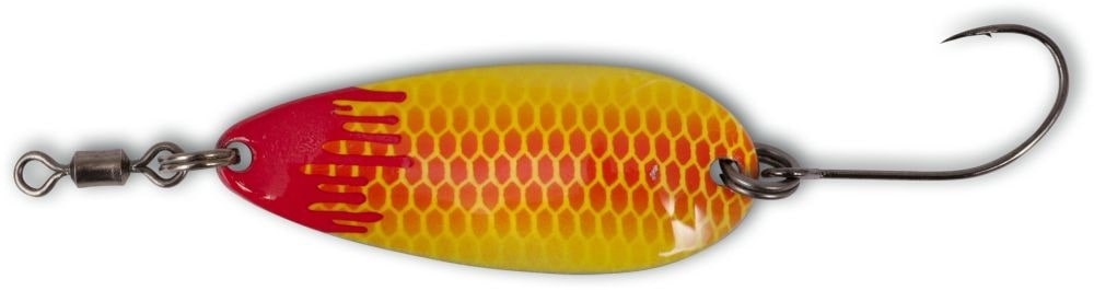 Cuiller Magic Trout Bloody Shoot Spoon 3,5cm (3g) - Red/Yellow