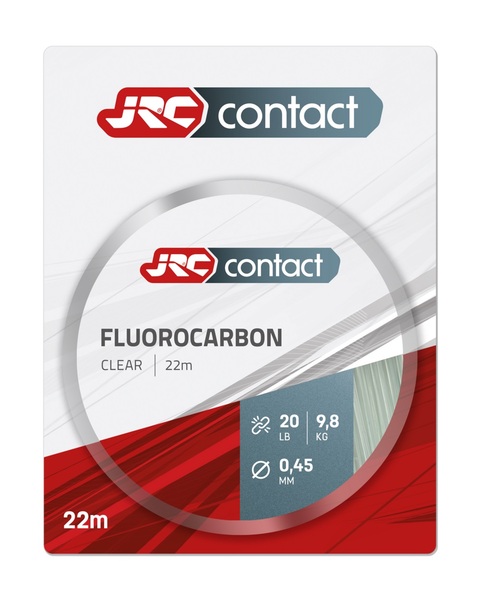 Matériau pour bas de ligne carpe Hooklink JRC Contact Fluorocarbone Transparent (22m)