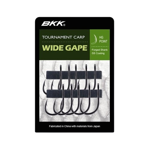 Hameçons BKK Wide Gape Feeder/Carpe (10pcs)