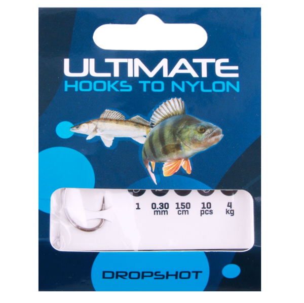 Predator Lure Box 3 - Ultimate Dropshot Rig size 2 Fluorocarbon 0,25mm 150cm