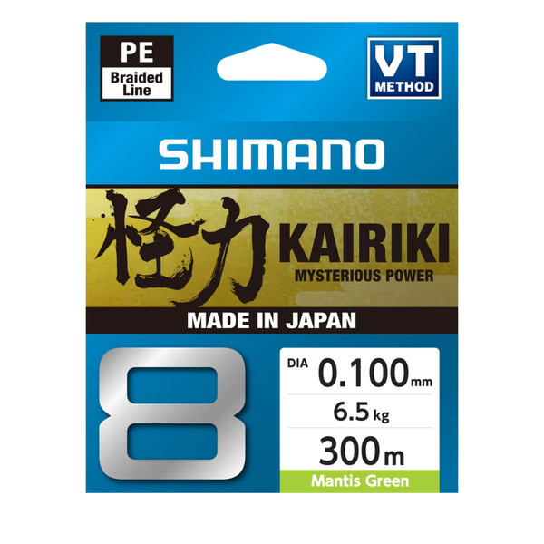 Tresse Shimano Kairiki 8 Green 300m