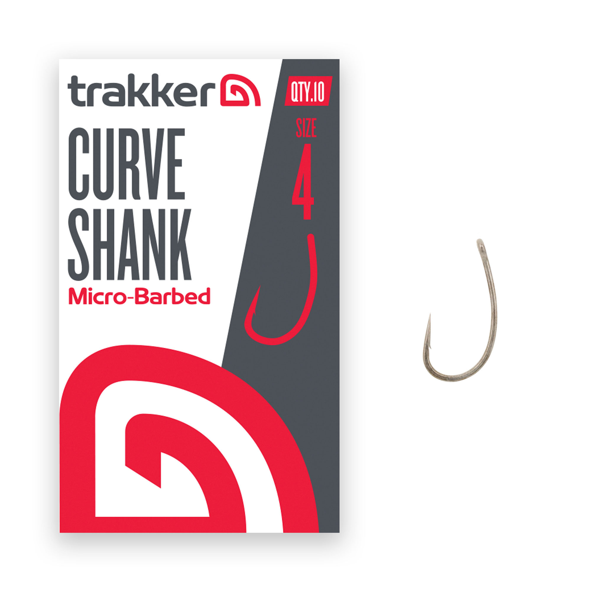 Hameçons Trakker Curve Shank Hooks Micro Barbed (10pcs)