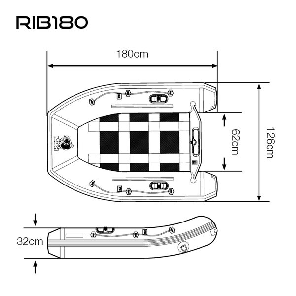 Bateau pneumatique Nash Boat Life Inflatable Rib 180