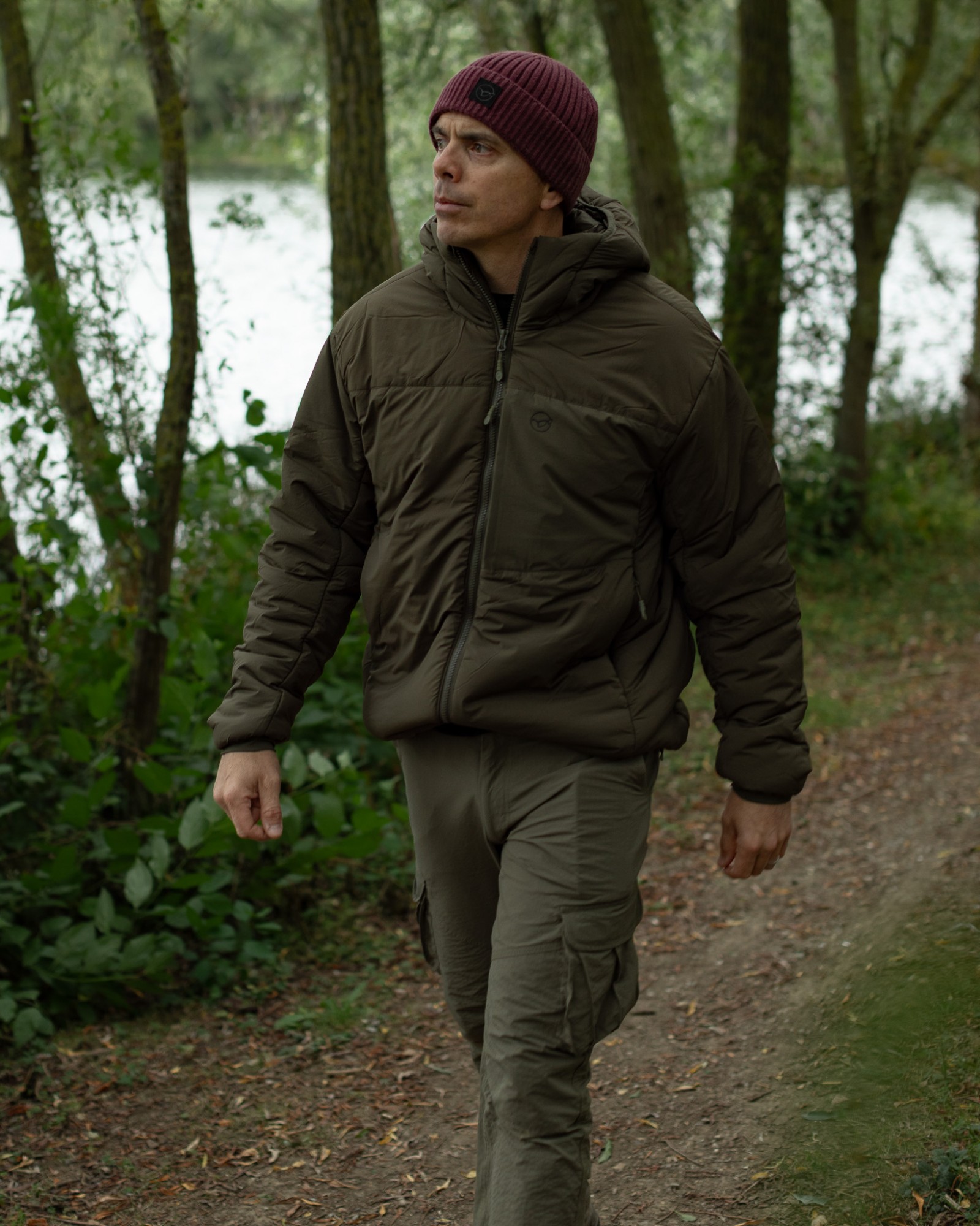 Korda Insulated Hooded Jacket Dark Olive