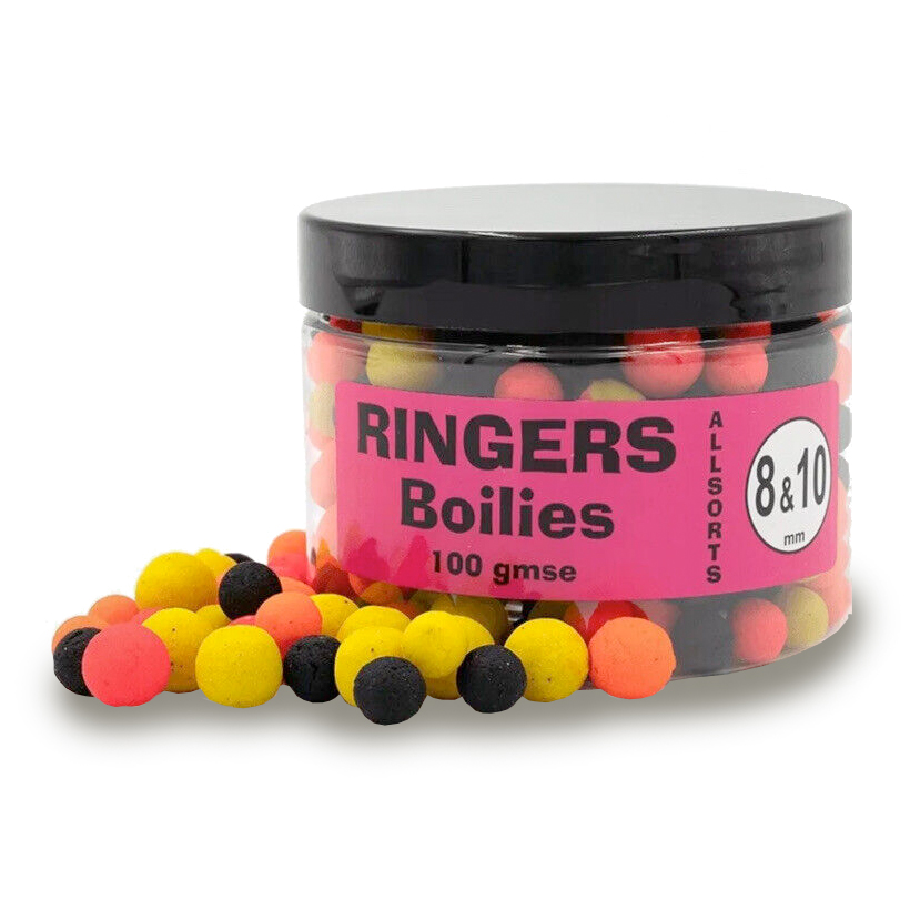 Mini bouillettes Ringers Boilies Allsorts 8mm & 10mm (100g)