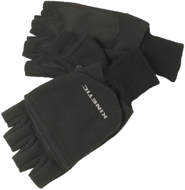 Gants de pêche Kinetic Fleece Foldover Glove avec 'coupe vent'