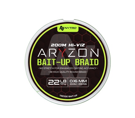 Tresse Feeder Nytro Aryzon Hiviz Bait-Up 0.16mm/10kg (200m)