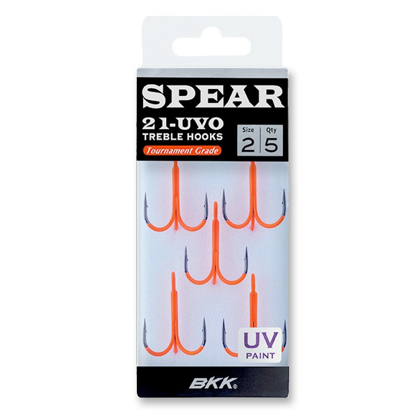 Triples BKK Spear-21 UVO Treble Hooks