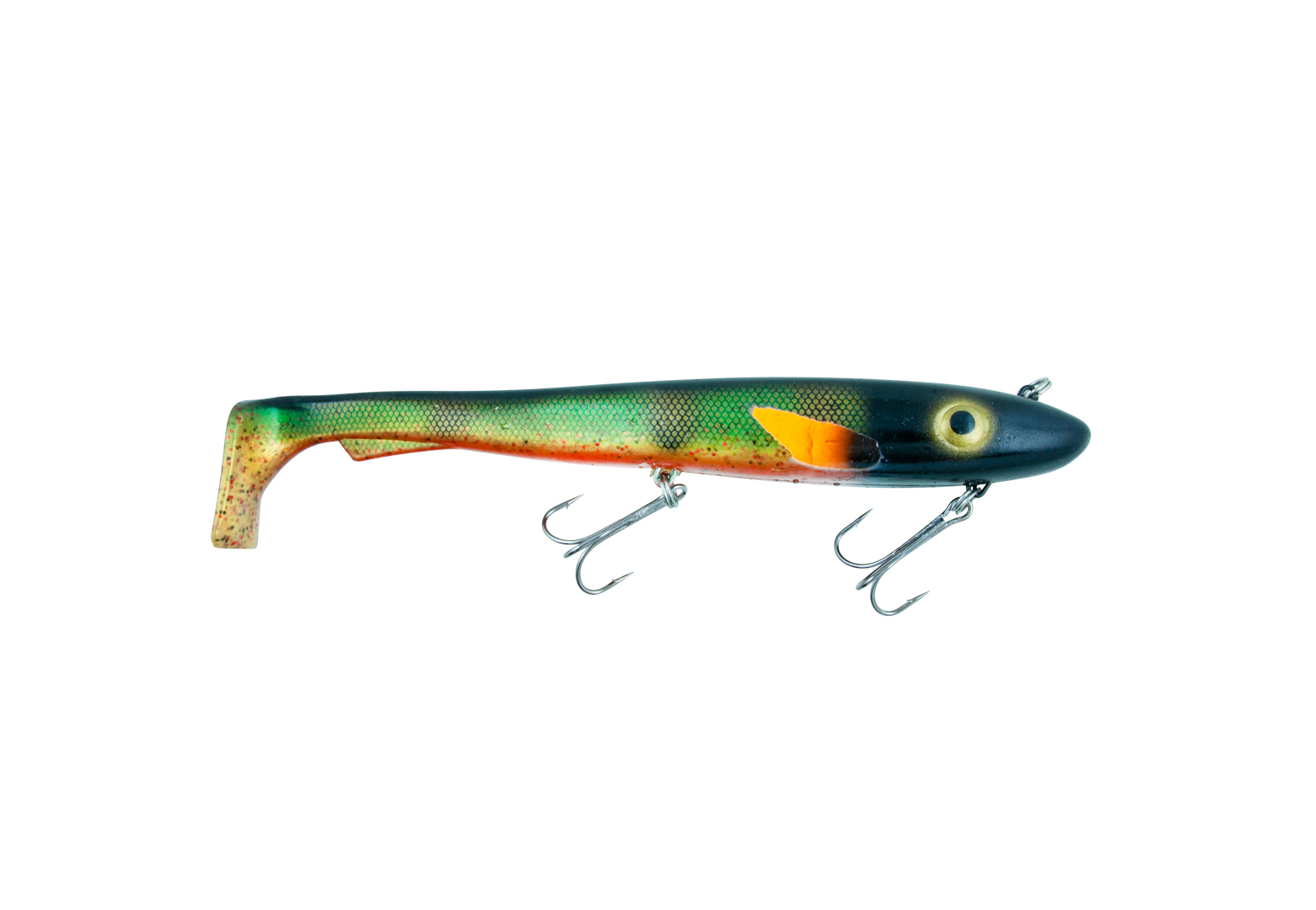 Shad Svartzonker Big McRubber "The Wire" 25,5cm (170 g) - Old School Perch