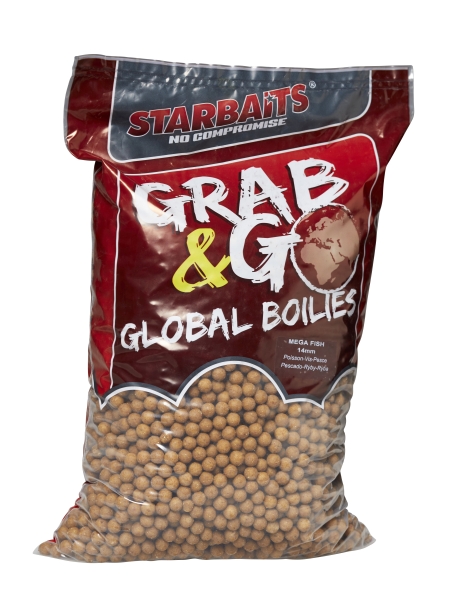 Bouillettes Starbaits G&G Global Mega Fish (10kg) - 14mm