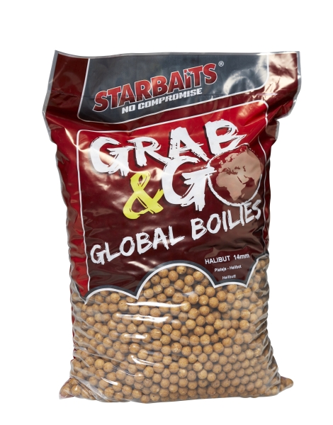 Bouillettes Starbaits G&G Global Halibut (10kg) - 14mm