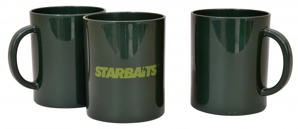 Super Adventure Carp Box Deluxe, repli de petit matériel de marques connues ! - Starbaits Mug Set, Dark Green