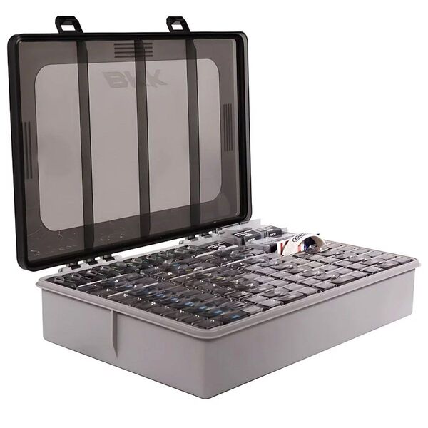 BKK Complete Armor-Point OCD Tackle Storage System Kit (Incl. 48 boîtes avec hameçons)