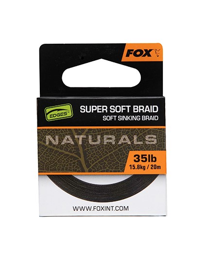 Fox Edges Naturals Soft Braid Hooklength (20m)