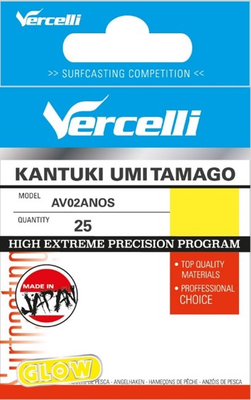 Hameçons Mer Vercelli Kantuki Umi Tamago Black Nickel (25 pcs)