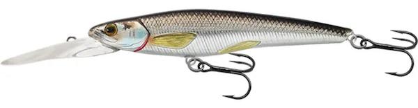 Livetarget Lures Rainbow Smelt Suspend Deep 9.1cm (9g) - Silver/Black