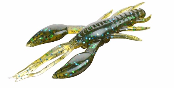 Ecrevisse Mikado 9cm (2pcs) - Mikado Cray Fish 9 cm - Green/Brown