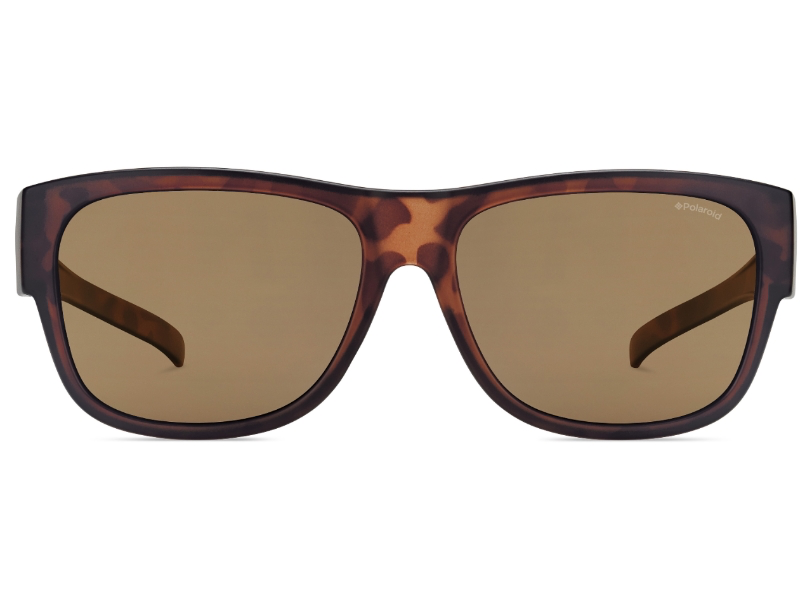 Polaroid PLD 9003/S Suncover - Havana frame / brown glasses
