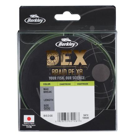 Tresse Berkley Dex X8 PE Chartreuse (300m)