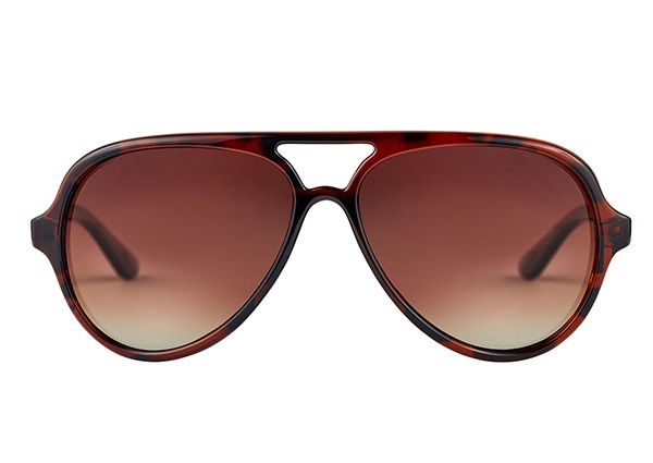 Lunettes de soleil Aviator en écaille de tortue Fortis Eyewear 